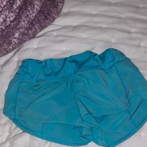 electric turquoise speed up shorts 2.5!